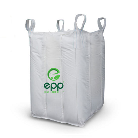 Q bags High Quality Baffle FIBC Bag with filling and discharge spout