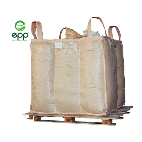 Q bags High Quality Baffle FIBC Bag with filling and discharge spout