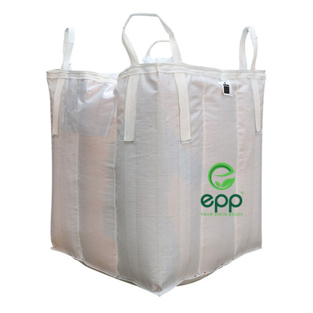 Net baffle jumbo bags fibc bag with baffle net for starch