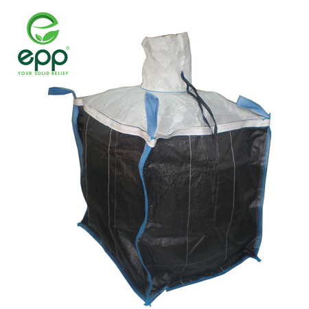 1000kg FIBC Baffle big bag for construction Q bags Formstable bulk bag