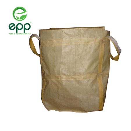 EPP FIBC tote big Jumbo bag with open top and discharge bottom