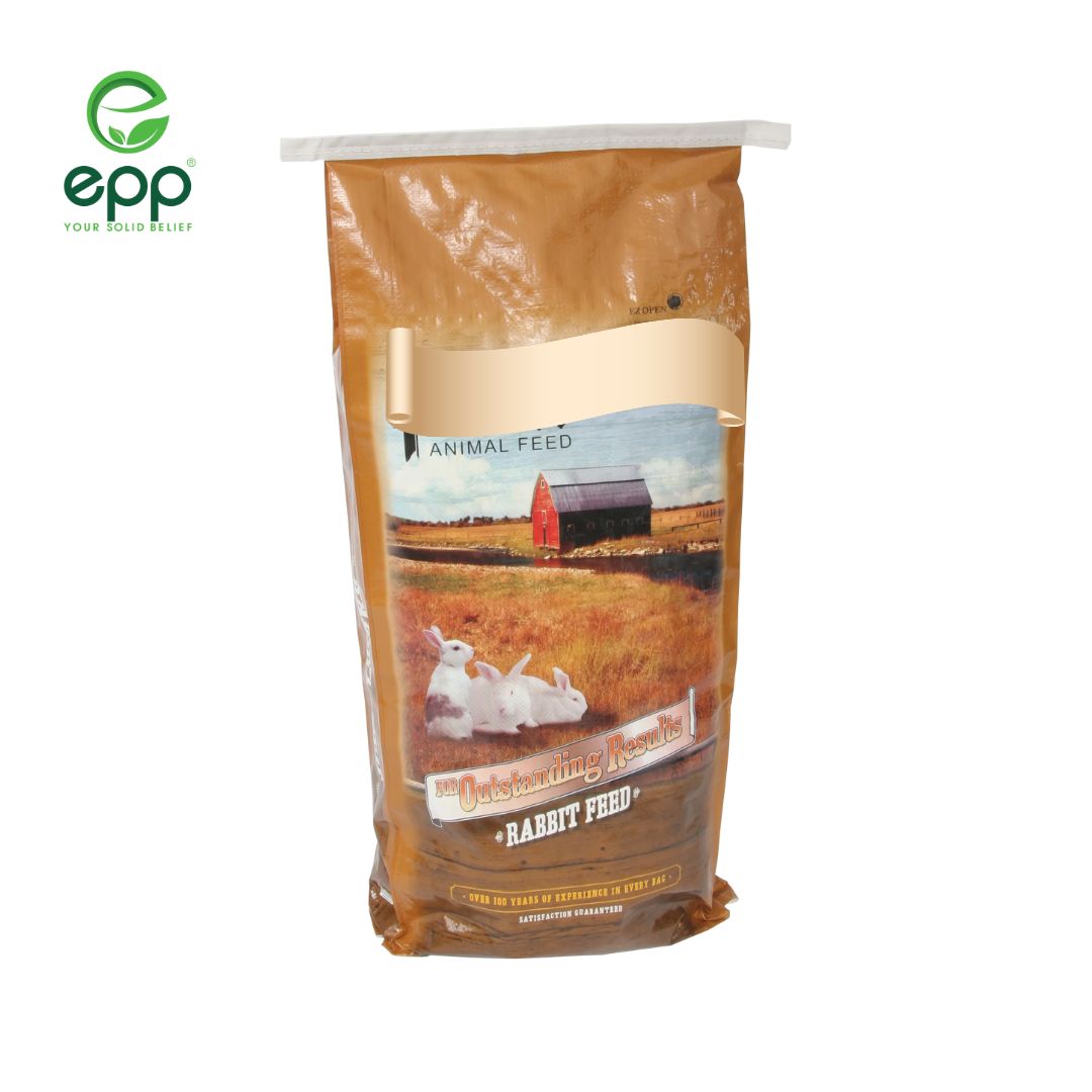 Custom bopp laminated pp woven bag 50kg for rice