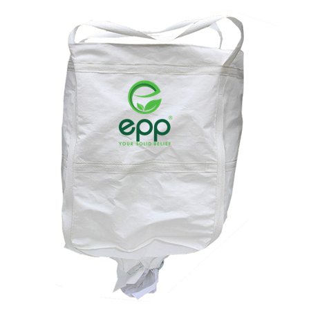 EPP FIBC tote big Jumbo bag with open top and discharge bottom