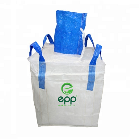 Jumbo FIBC Bag with Filling Spout and flat bottom for seeds
