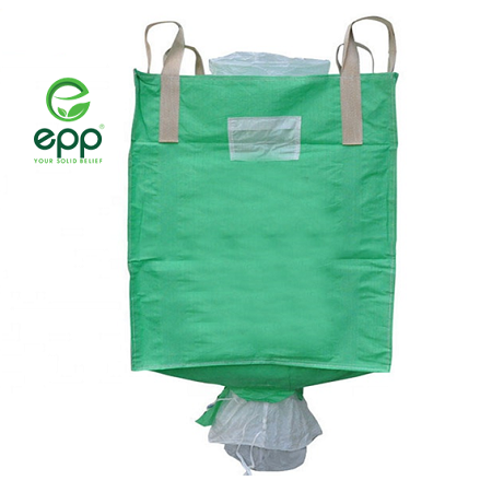 EPP Jumbo FIBC bag with filling spout and discharge bottom