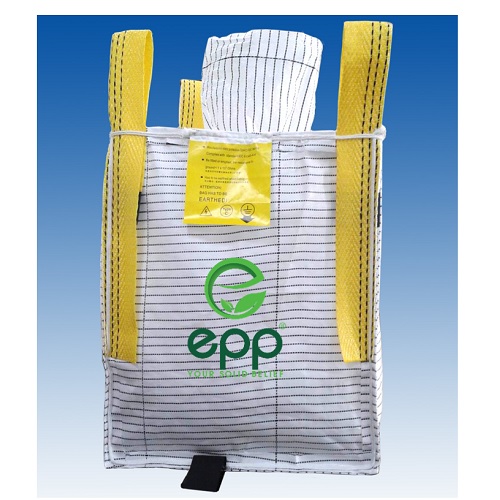 Jumbo bag type C conductive big bags for dry and flammable fine powder