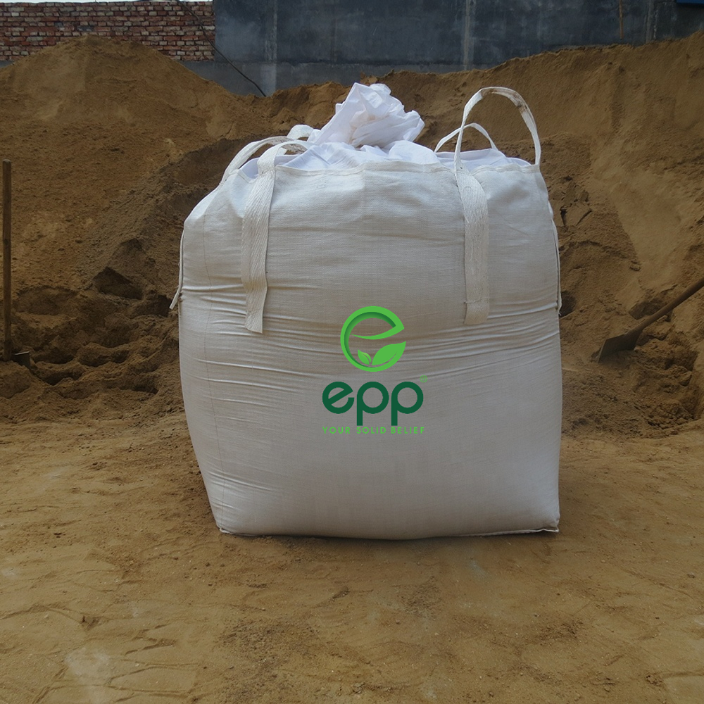 Type C Jumbo bags are made from woven polypropylene fabric