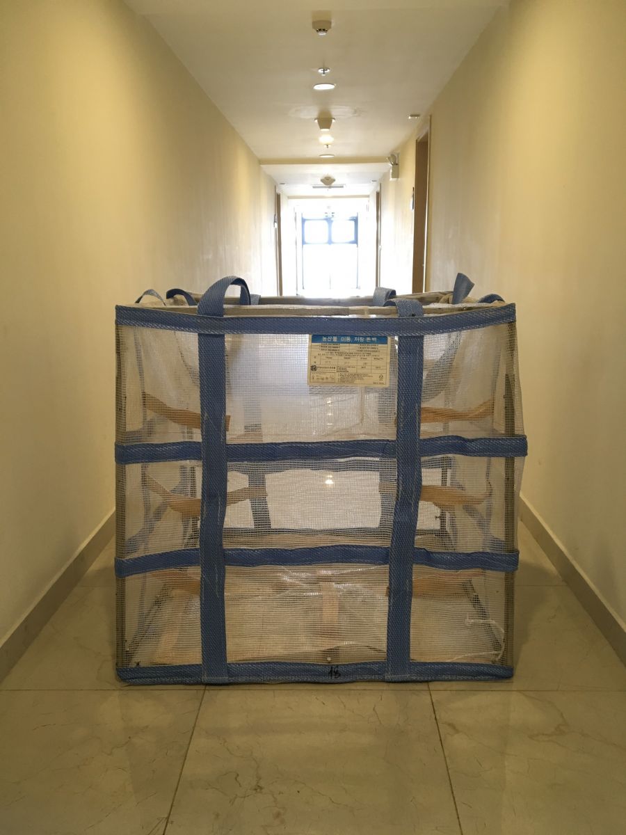 FIBC mesh bulk bag 1000kg mesh jumbo bag for agricultural products