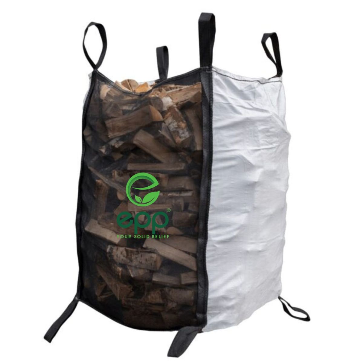 Ventilated firewood mesh bag Bulk Bags for Logs vented tonne bags