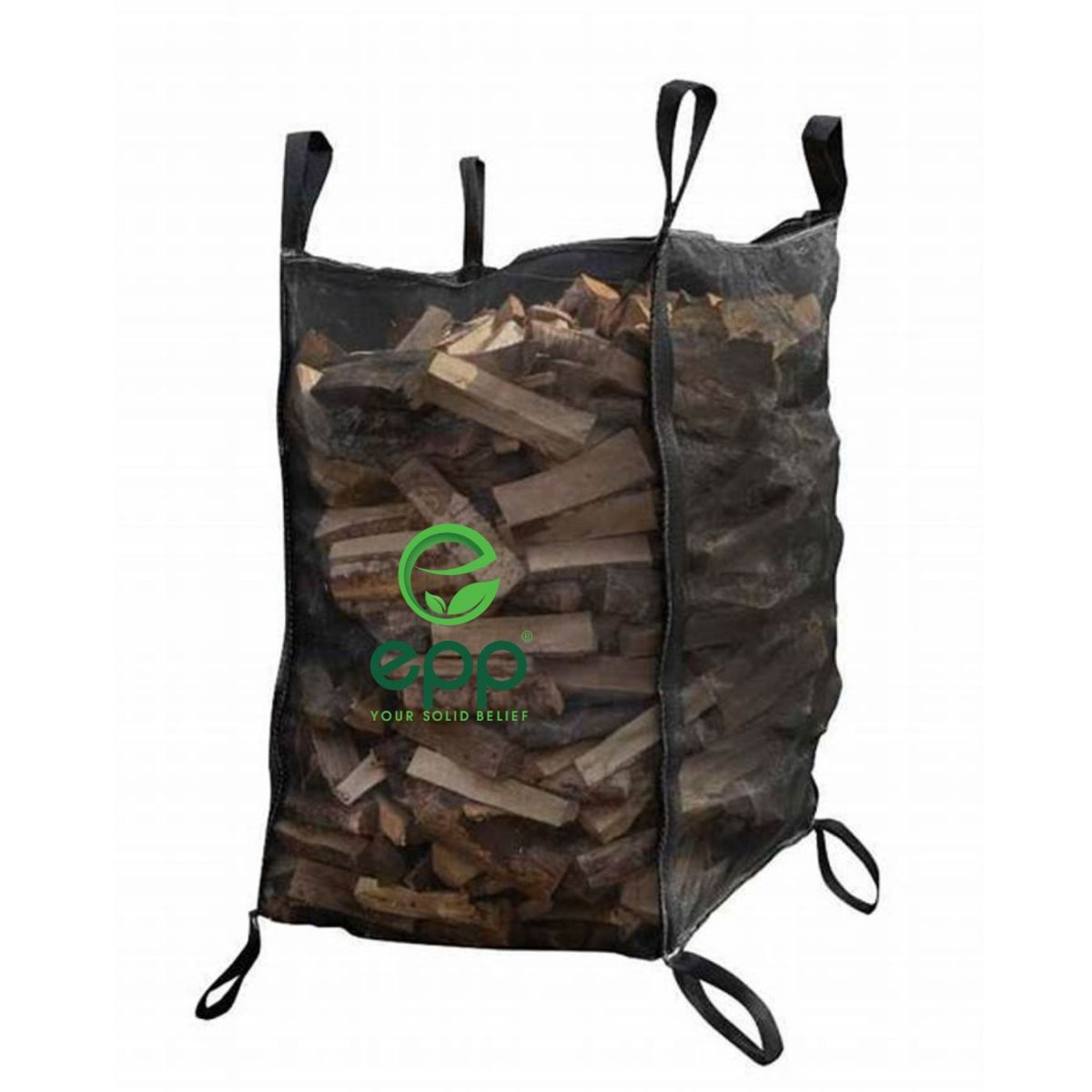 Mosquito FIBC Bulk Bags big vented log bag 1 ton mesh firewood bag
