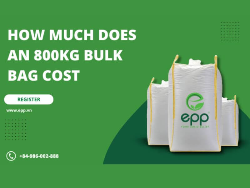 How much does an 800kg bulk bag cost