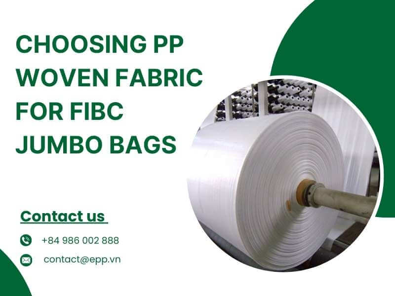 Some notes when choosing PP woven fabric for fibc jumbo bags