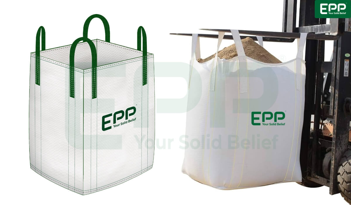 bulk bags with cross corner loops