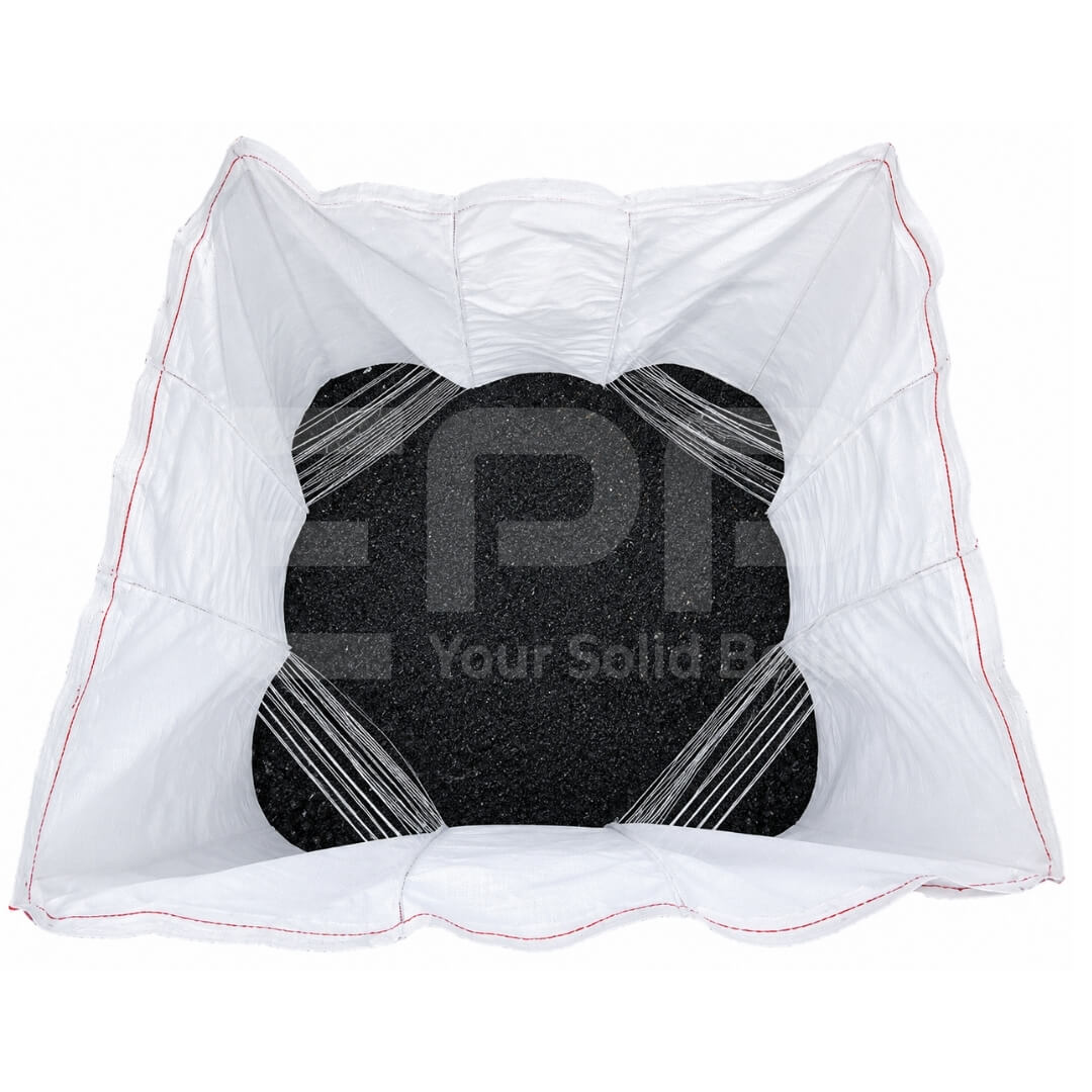 Net baffle fibc