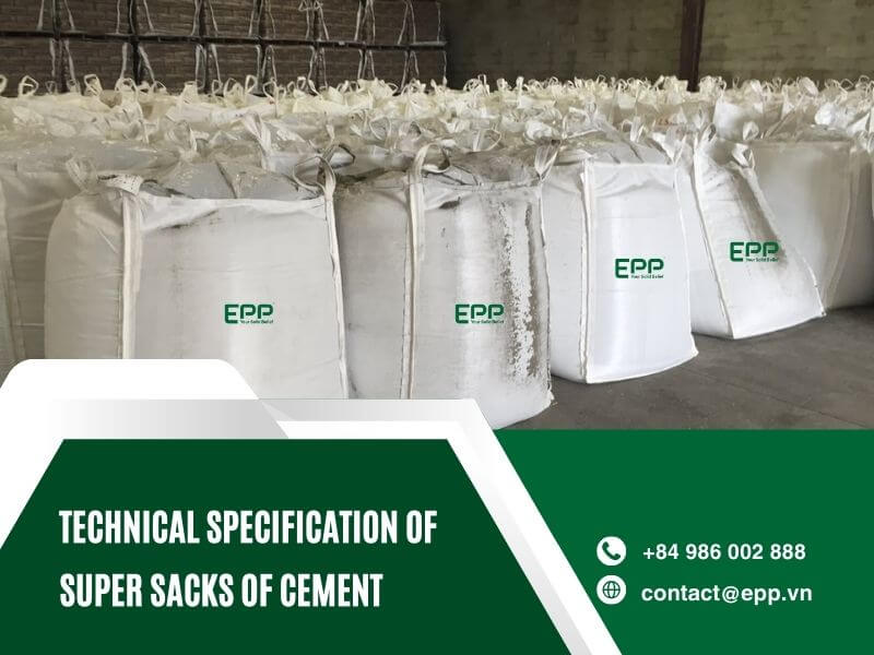 Technical specification of super sacks of cement