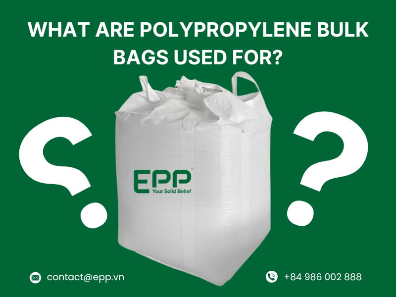 What are polypropylene bulk bags used for?