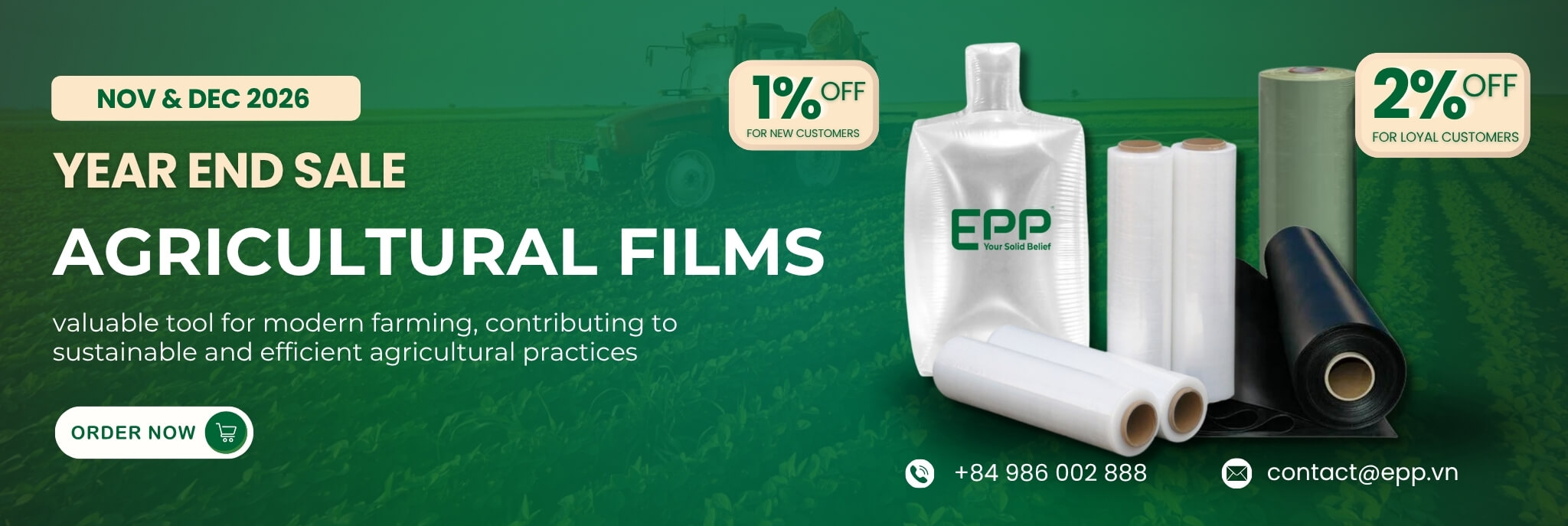 agricultural films from epp vietnam sale 2026