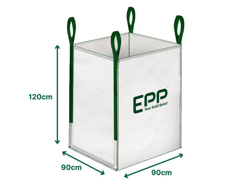 standard jumbo bag size