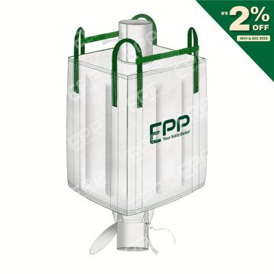 bulk bag with discharge spout