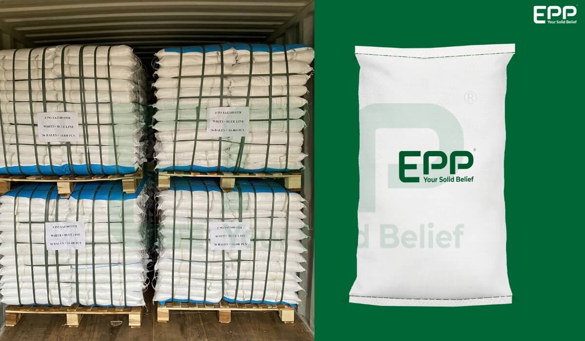 Durable Recycled Polypropylene Bags engineered for sustainable industrial packaging