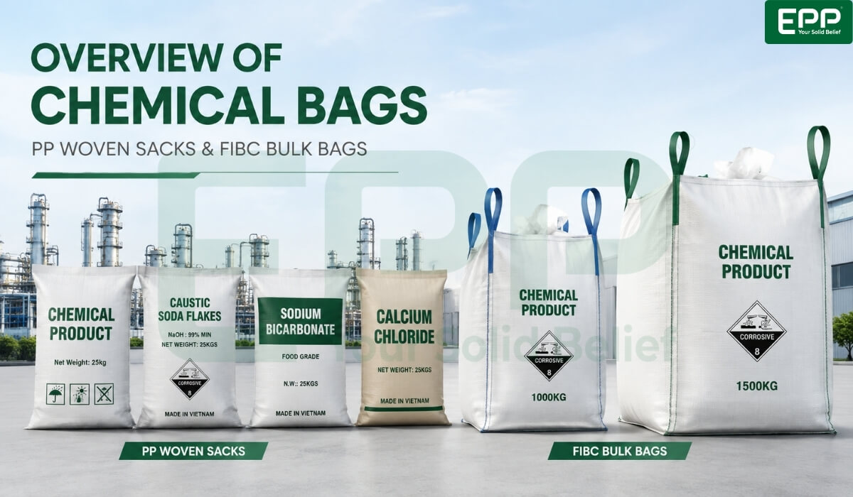 Primary types of chemical bags engineered for safe containment and efficient logistics