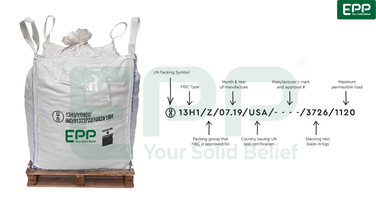 UN chemical bags for hazadous goods and UN marking explaination