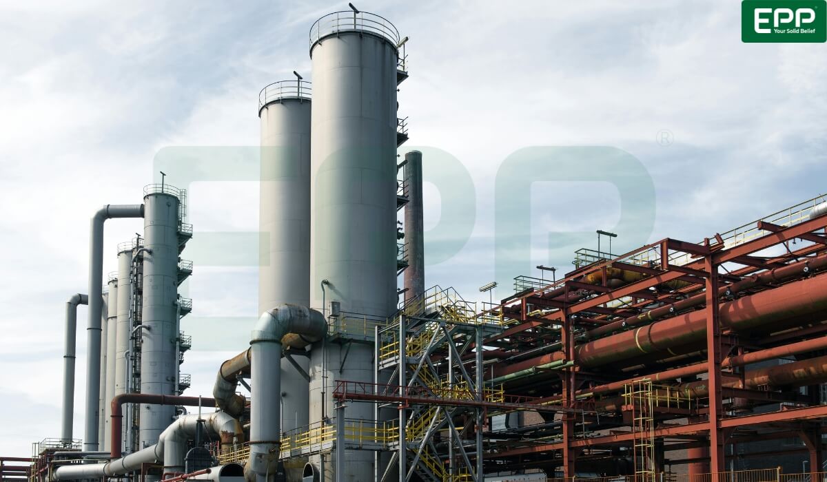 petrochemical refinery steam cracker facility