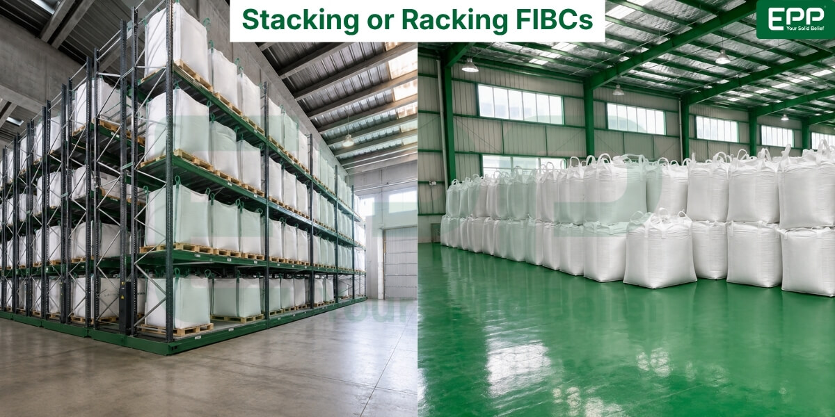 Stacking or Racking jumbo bags