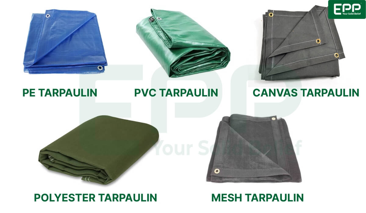 5 common types of tarpaulin materials