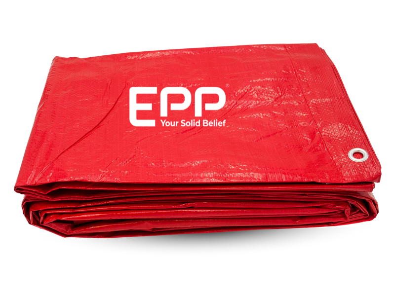 HEAVY DUTY RED TARP RED POLY TARP