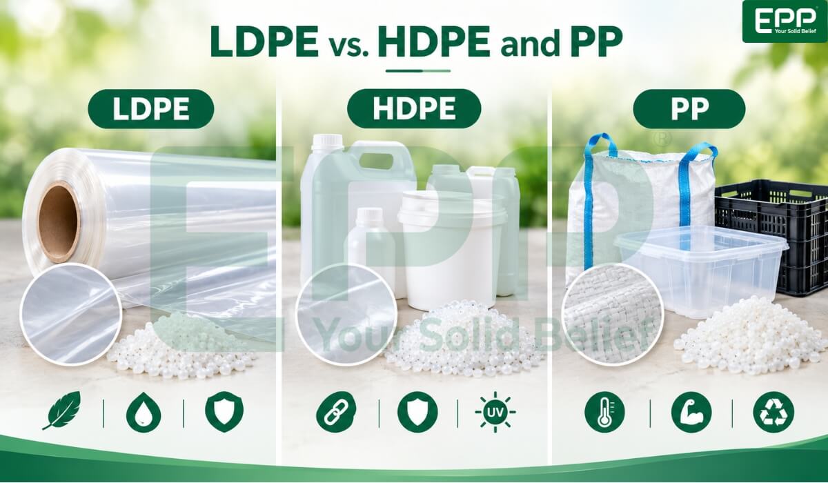 LDPE vs. HDPE and PP: What’s the Difference?