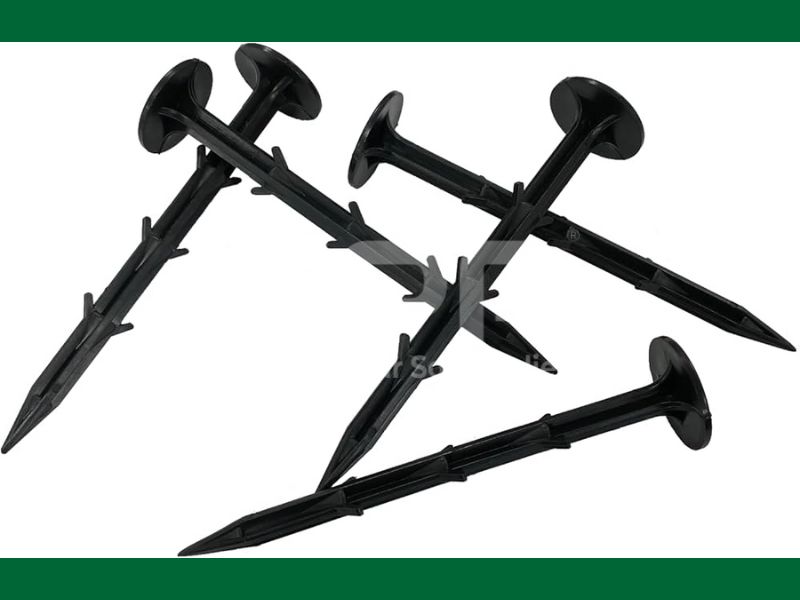 weed control fabric stakes