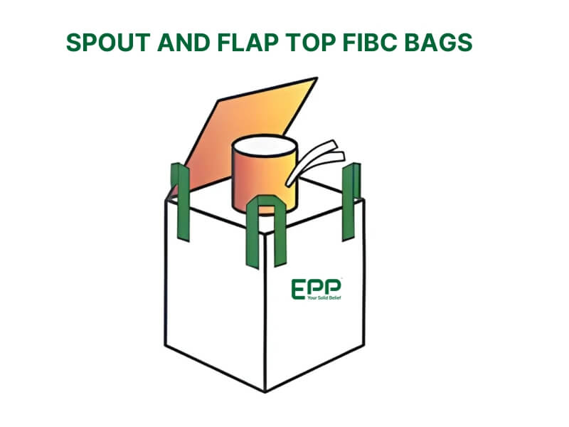 spout and flap top FIBC bags