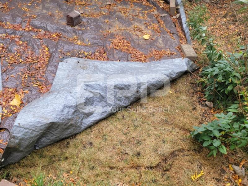 tarpaulin for controling weeds