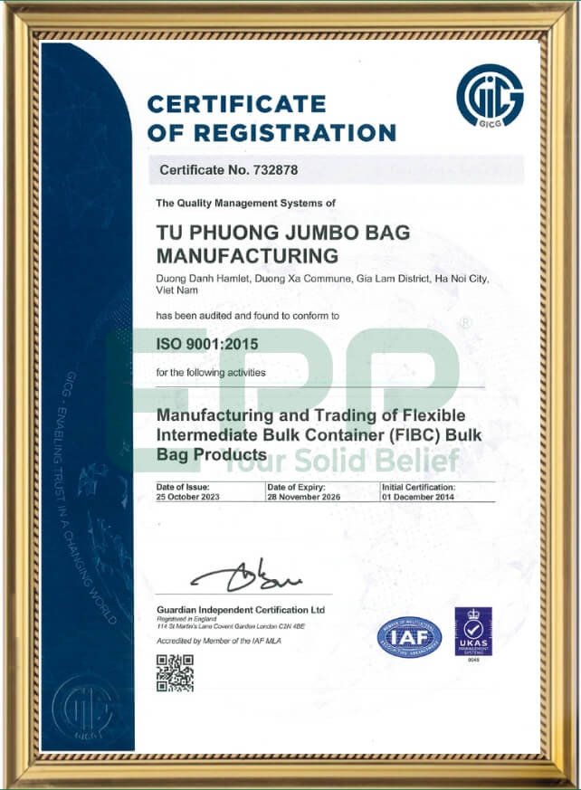 EPP VIETNAM ISO 9001:2015