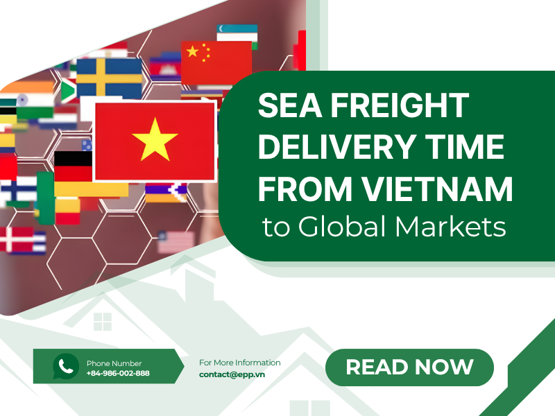 Sea Freight Delivery Time from Vietnam to Global Markets