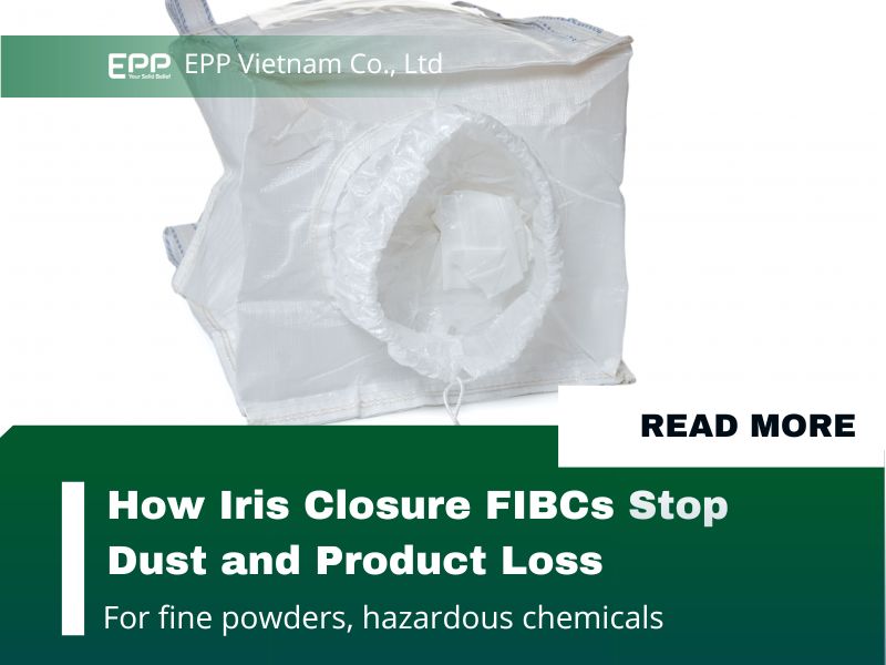 How Iris Closure FIBCs Stop Dust and Product Loss