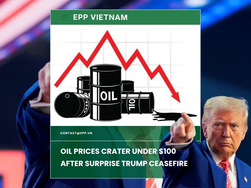 Oil prices crater Under $100 after Surprise Trump Ceasefire