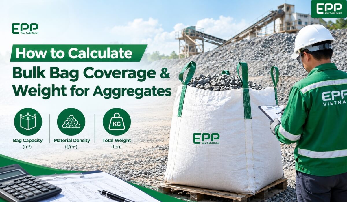 Bulk Bag Coverage and Weight for aggregates